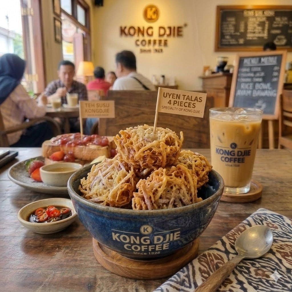 Uyen Talas 4 Pieces Kedai Kopi Kong Djie